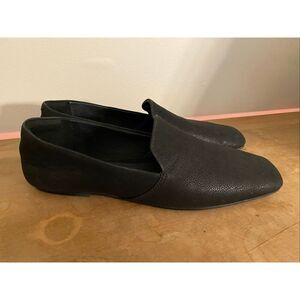 Clarks 9.5 Pure Slip black shoes black leather women’s